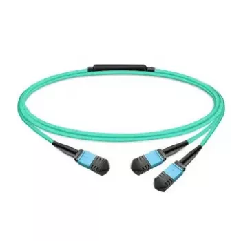 InfiniBand/fibre optic cable NVIDIA MFP7E20-N003, MPO to 2×MPO, multimode, 3 m, blue