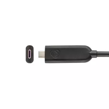 USB C to USB C cable Kramer Electronics CLS-AOCU32/FF-35 USB 3.2 Gen 2 10 Gbit/s 10.7 m Black