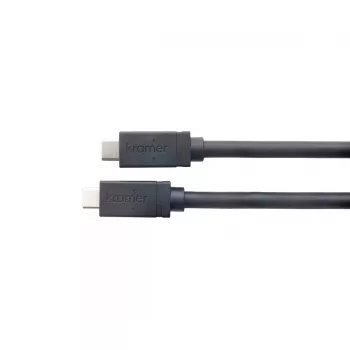USB Cable Kramer Electronics CA–U32/FF–15 USB 3.2 Gen 2 4.6m USB B USB C Black