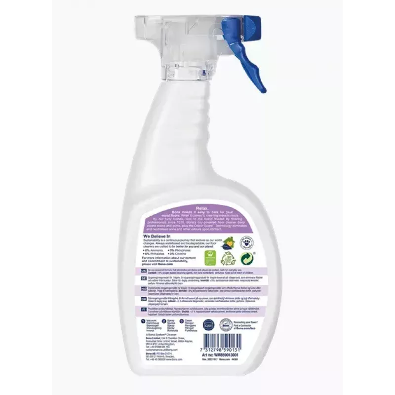 Floor Cleaner Bona WM859013003 Liquid 1L for Wood