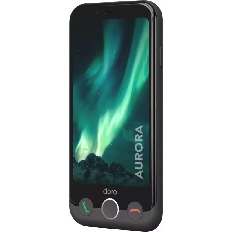 Smartphone Doro Aurora 11 4.5 inch Dual SIM Android 14 4GB 64GB 3000mAh Graphite