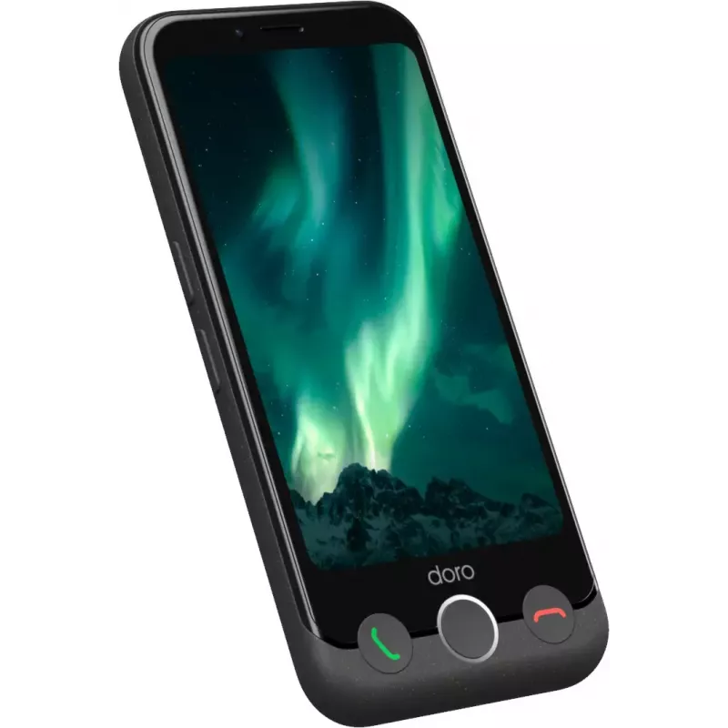 Smartphone Doro Aurora 11 4.5 inch Dual SIM Android 14 4GB 64GB 3000mAh Graphite