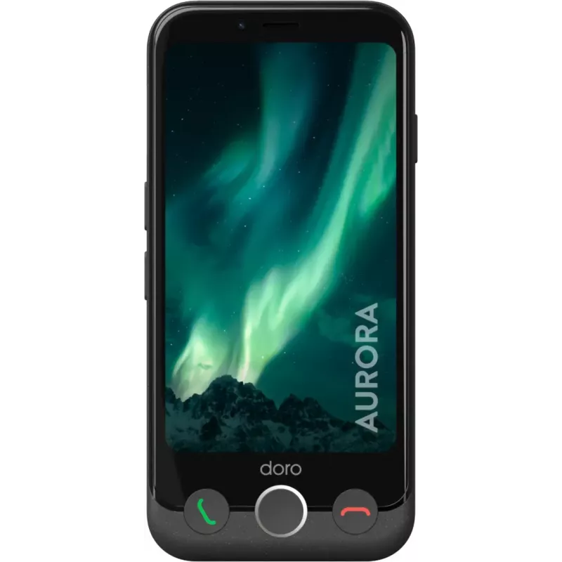 Smartphone Doro Aurora 11 4.5 inch Dual SIM Android 14 4GB 64GB 3000mAh Graphite