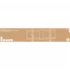 TV mount Deltaco ARM-0204 2.03 m (80 inch) Black