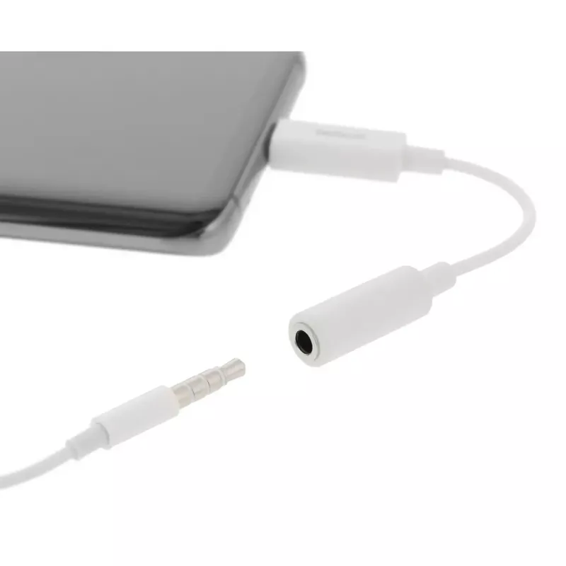 Mobile Phone Cable Deltaco USBC-1145 0.11m White