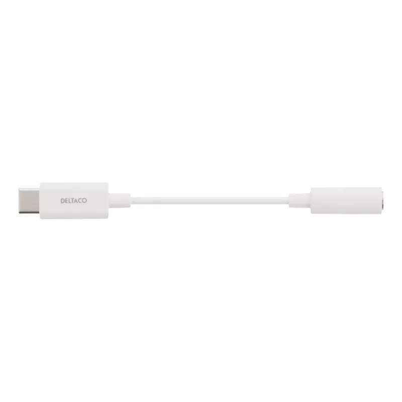 Mobile Phone Cable Deltaco USBC-1145 0.11m White