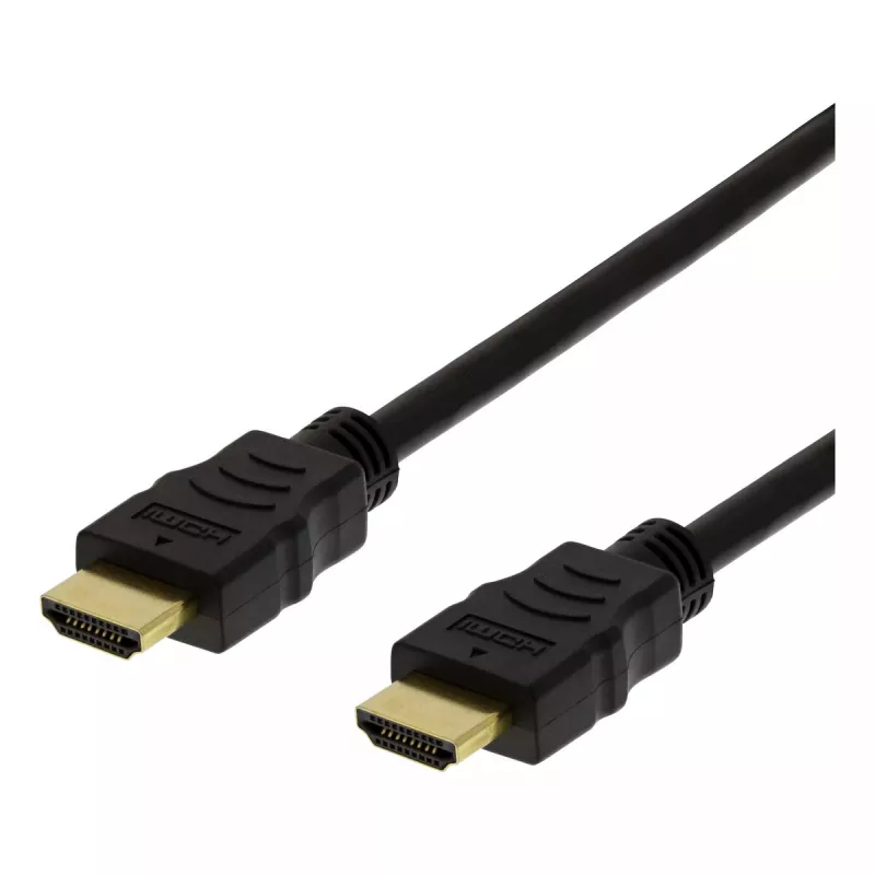 HDMI Cable Deltaco HDMI-1010D-FLEX 1m