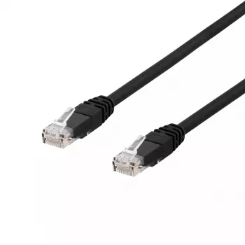 Networking cable Deltaco TP-620UV RJ-45 Cat6 20 m Black