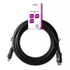 DisplayPort cable Deltaco DP8K-1050-LSZH 5 m Black
