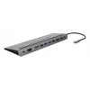 Laptop dock Deltaco USBC-DOCK2 Wired USB 3.2 Gen 1 Type-C Grey