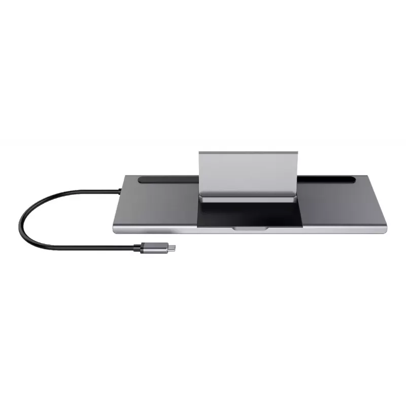 Laptop dock Deltaco USBC-DOCK2 Wired USB 3.2 Gen 1 Type-C Grey