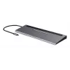 Laptop dock Deltaco USBC-DOCK2 Wired USB 3.2 Gen 1 Type-C Grey