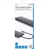 Laptop dock Deltaco USBC-DOCK2 Wired USB 3.2 Gen 1 Type-C Grey
