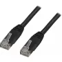 Networking Cable Deltaco TP-611S RJ-45 Cat6 1.5m Black