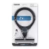 Handheld magnifier Carson LumiCraft 2x, LED, battery-powered, black, 135×23×226 mm