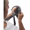 Magnifier Carson Split Handle HF-11 — 3.5× handheld magnifying glass, black/transparent, AAA battery