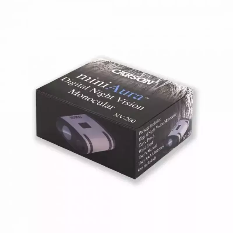 Monocular Carson Mini Aura Black Grey 1x Magnification 25m Range