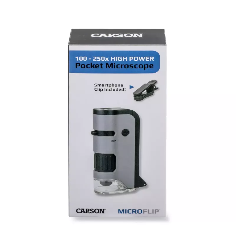 Digital microscope Carson MICROFLIP 250x Black Stainless steel