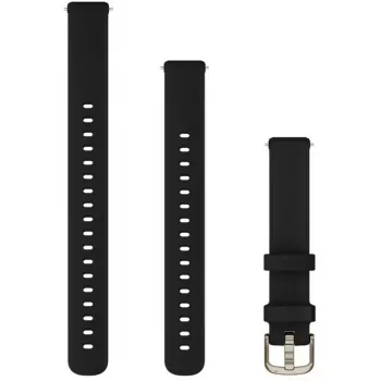 Watch strap GARMIN Lily 2 Silicone black — replacement silicone band for Lily 2