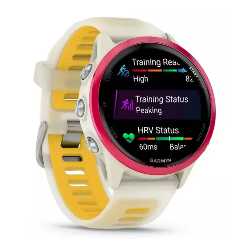 Sports smartwatch GARMIN Forerunner 570 42 mm, 1.2 inch AMOLED 390×390, GPS, Wi‑Fi, 8 GB, 42 g, silicone strap