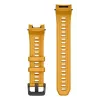 Band for Garmin smartwatch, 22 mm width, yellow, length 129 mm