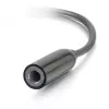 C2G mobile phone cable 54426 USB-C to 3.5 mm Black 0.09 m