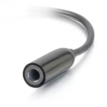 C2G mobile phone cable 54426 USB-C to 3.5 mm Black 0.09 m