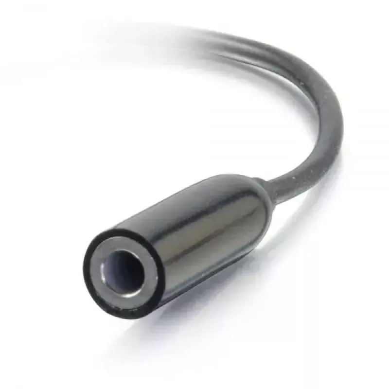 C2G mobile phone cable 54426 USB-C to 3.5 mm Black 0.09 m