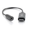 C2G mobile phone cable 54426 USB-C to 3.5 mm Black 0.09 m
