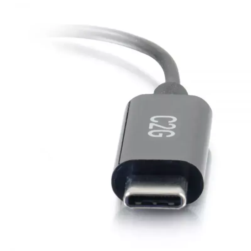 C2G mobile phone cable 54426 USB-C to 3.5 mm Black 0.09 m