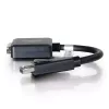 C2G 8in DisplayPort Male to Single Link DVI-D Female Adapter Converter Black