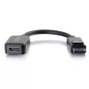 C2G 8in DisplayPort Male to HDMI Female Adapter Converter Black