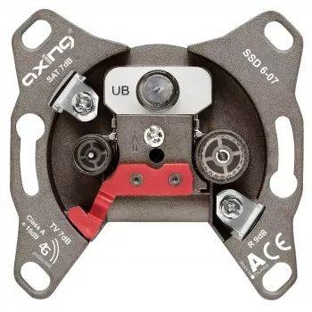 Socket outlet SAT + TV + Radio Axing SSD 6-07