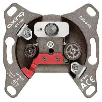 Socket outlet SAT + TV + Radio Axing SSD 6-10