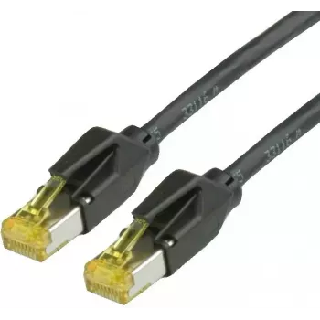 Networking Cable Draka Comteq Cat.6a 0.5m Black