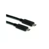 USB Cable VALUE 11.99.9057 USB 3.2 Gen 2 0.5m USB C Black