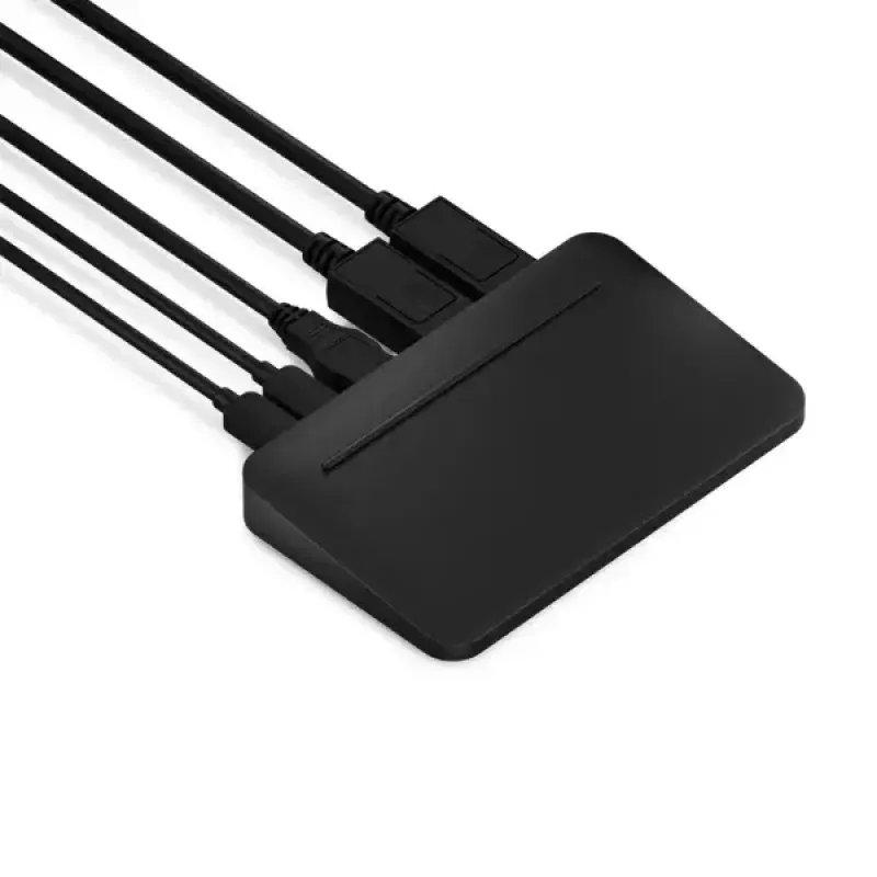 USB-C Hub Brydge Stone Lite — HDMI, USB‑A 2.0, USB‑C (USB 3.2 Gen 1), Black, 134.9×82×20.1 mm