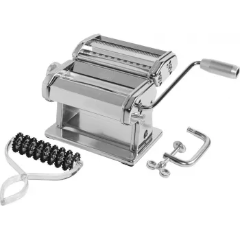 Pasta machine Marcato ATLAS 150 DESIGN with Pasta Bike Nero — manual pasta roller and cutter set