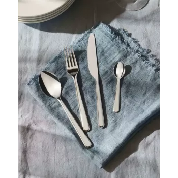 Kitchen cutlery set ALESSI BG02S24 — table knife and fork set, stainless steel
