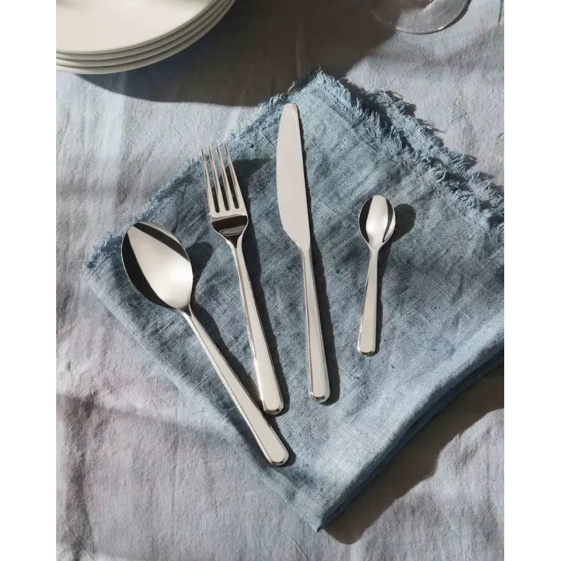 Kitchen cutlery set ALESSI BG02S24 — table knife and fork set, stainless steel