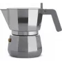 Espresso Moka Pot ALESSI DC06/3 silver — stovetop 3-cup capacity
