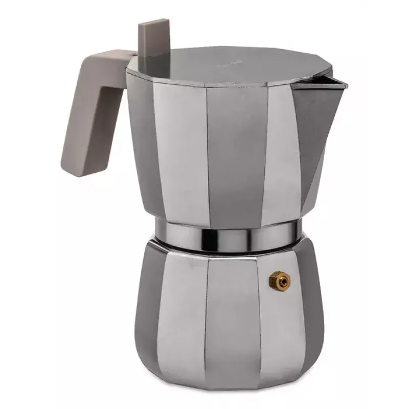 Moka pot Alessi Moka 0.3 L Grey