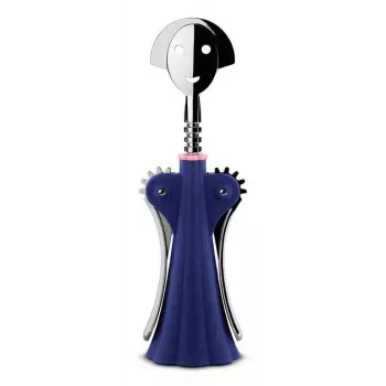 Wing corkscrew Alessi Anna G. Blue Stainless steel