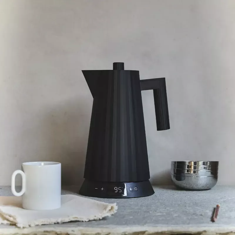 Electric kettle Alessi 1.0L 2200W black