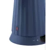 Electric kettle Alessi Plissé 1.0 L 2200 W blue, thermoplastic resin, hidden base, automatic shut-off
