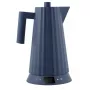 Electric kettle Alessi Plissé 1.0 L 2200 W blue, thermoplastic resin, hidden base, automatic shut-off