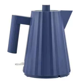 Electric kettle Alessi Plissé 1.0 L 2200 W blue, thermoplastic resin, automatic shut-off, hidden base
