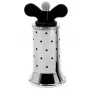 Seasoning Grinder Alessi 9098 B Black Stainless Steel Height 132 mm