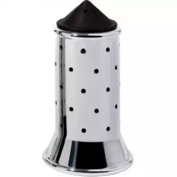 Seasoning Shaker Alessi MGSAL B Black Stainless Steel 113mm