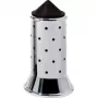 Seasoning Shaker Alessi MGSAL B Black Stainless Steel 113mm